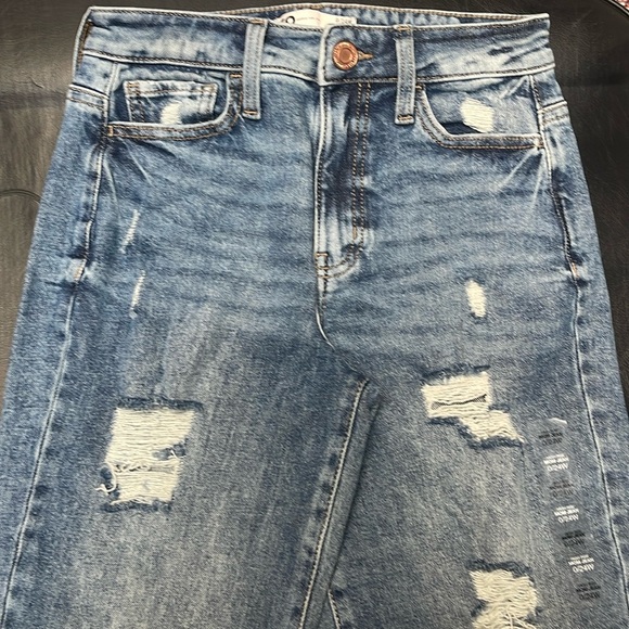 SO Good For Life High Rise Jeans New With Tags SZ 0 / 24 Mom Jeans Distressed - Picture 1 of 8